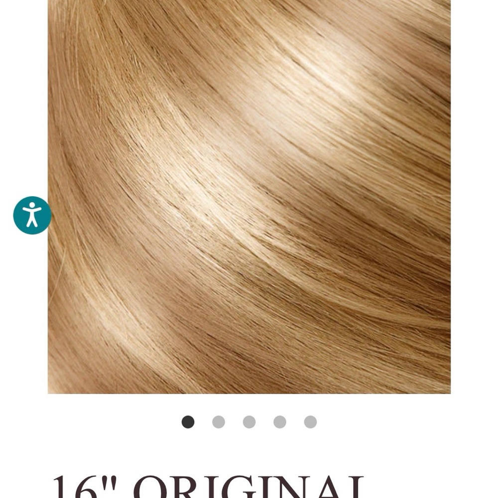 Tan Long Straight Wigs with Glossy Finish